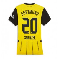 Dres Borussia Dortmund Marcel Sabitzer #20 Domáci pre Ženy 2024-25 Krátky Rukáv